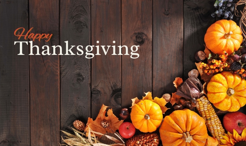 Happy Thanksgiving From Gentle Touch Dentistry Of Richardson